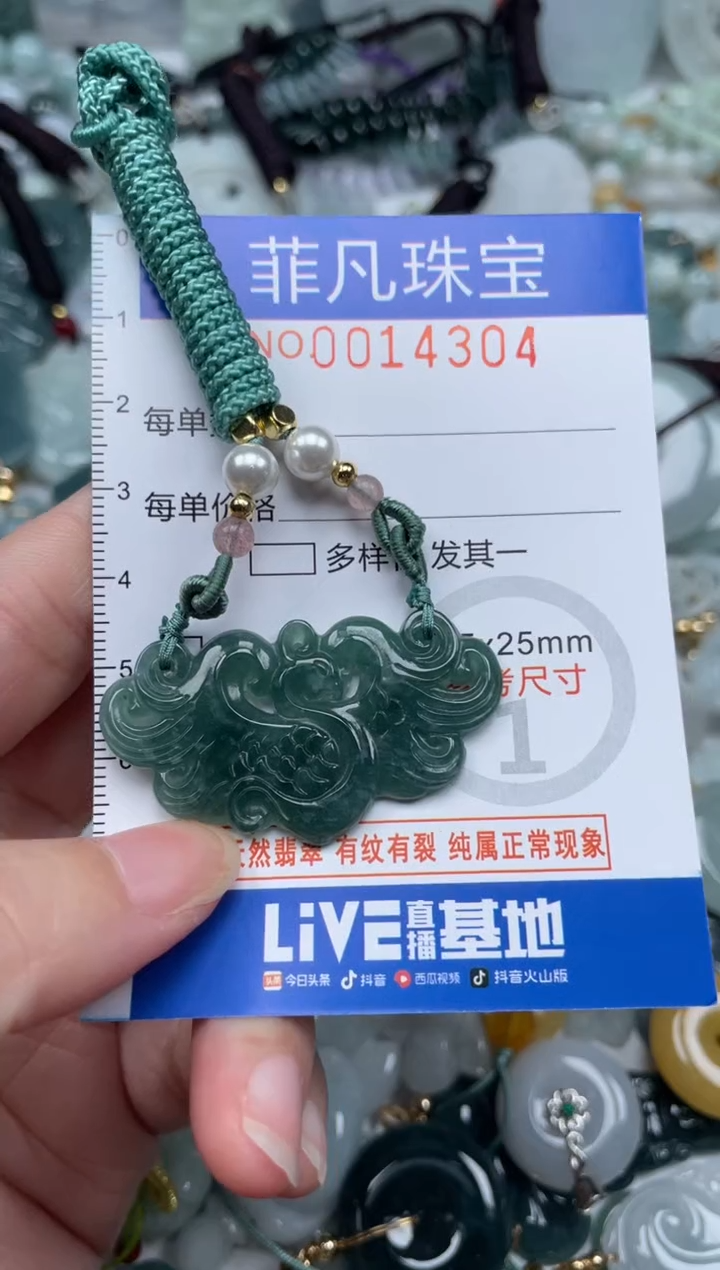 颈饰未镶嵌翡翠14304