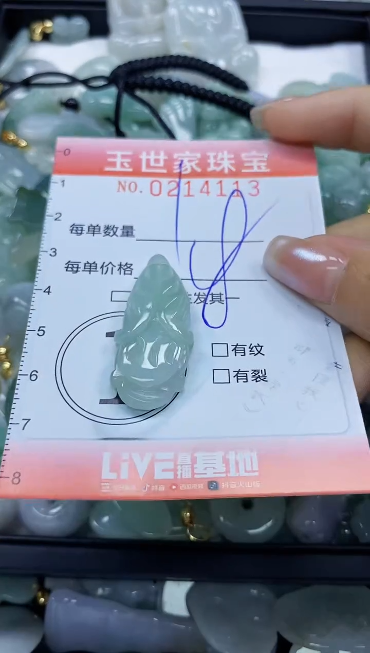 【闪购商品】翡翠未镶嵌颈饰闪购0214113