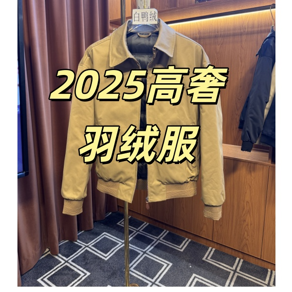 YR109-小-【骑马  轻奢羽绒服】2025年新款百搭时尚潮流男女同款