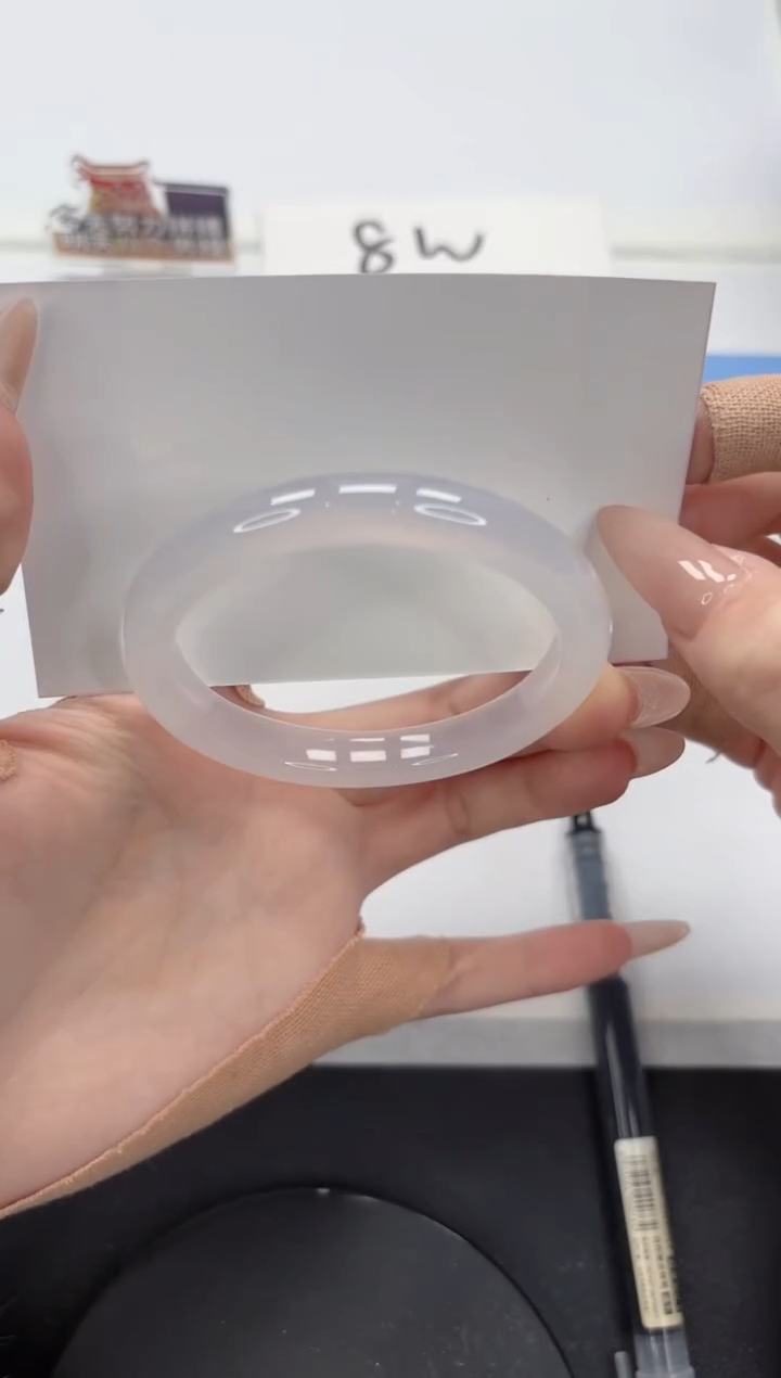 【闪购商品】石英质玉手镯未镶嵌A479-54.9