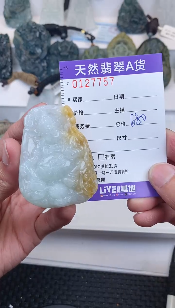 【闪购商品】翡翠颈饰未镶嵌       757