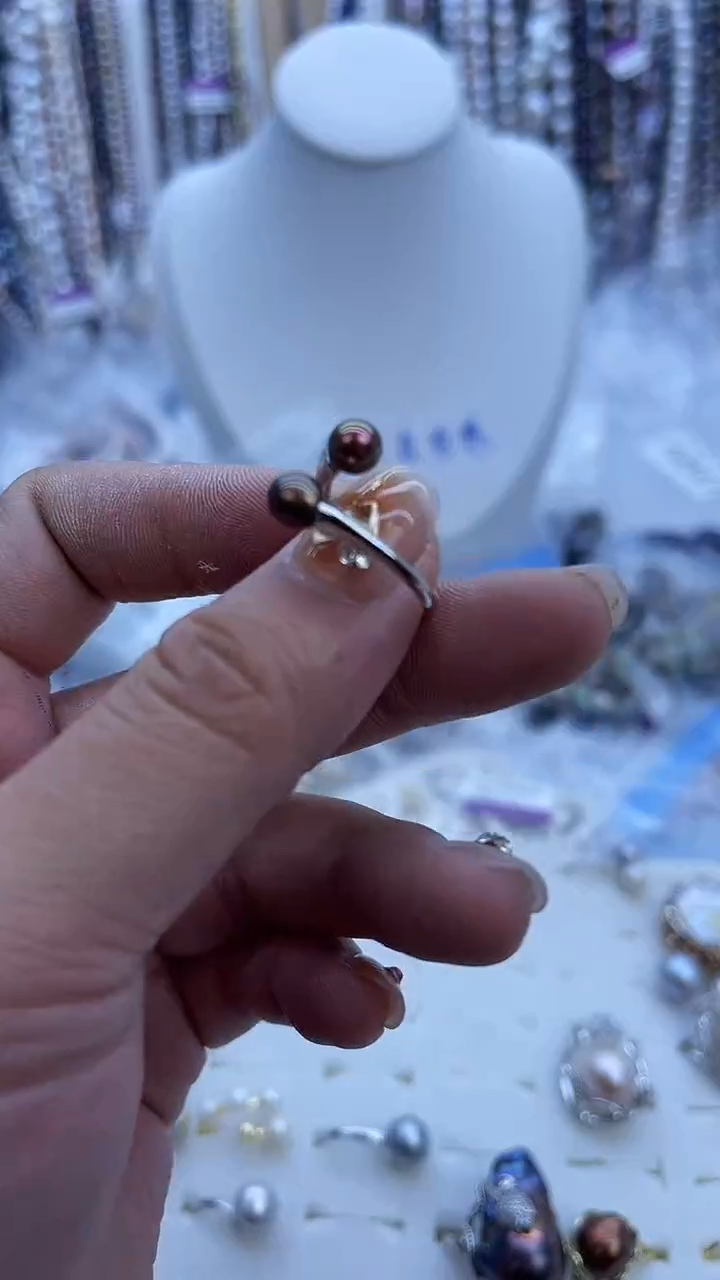 【闪购商品】淡水珍珠戒指未镶嵌543