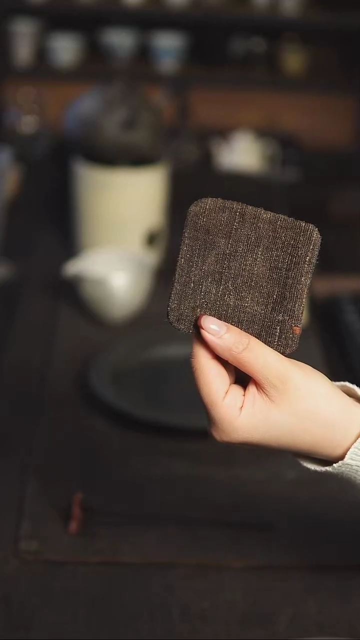 【闪购商品】几席之上 香云纱杯垫