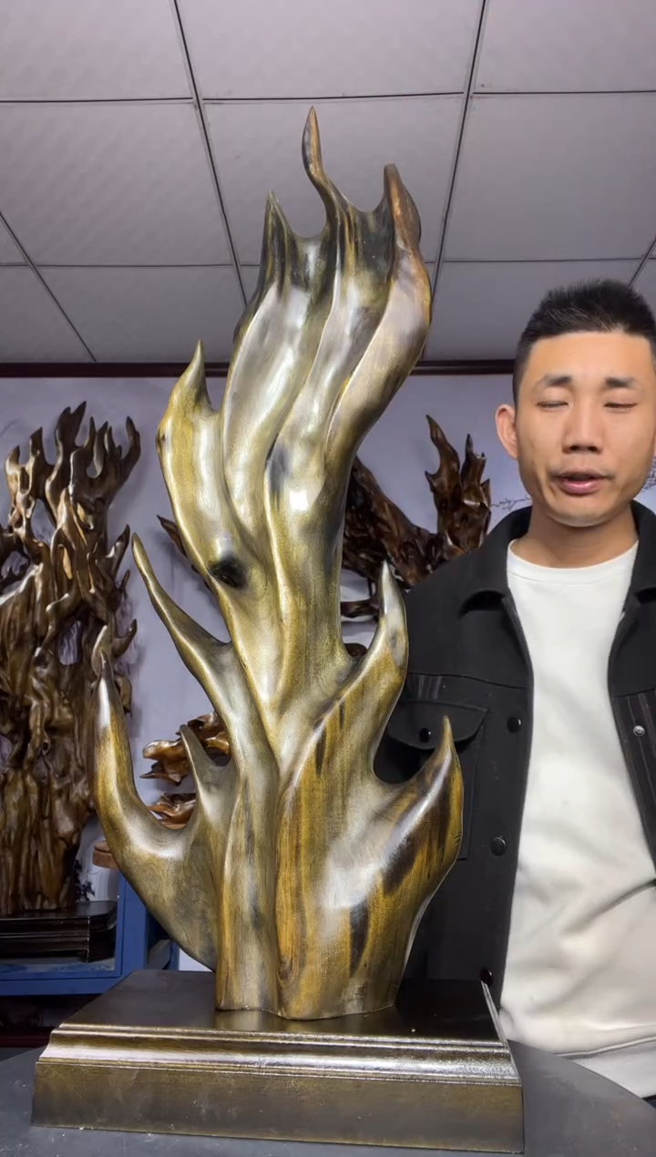 金丝楠木雕款用****3金丝楠木工艺品摆件