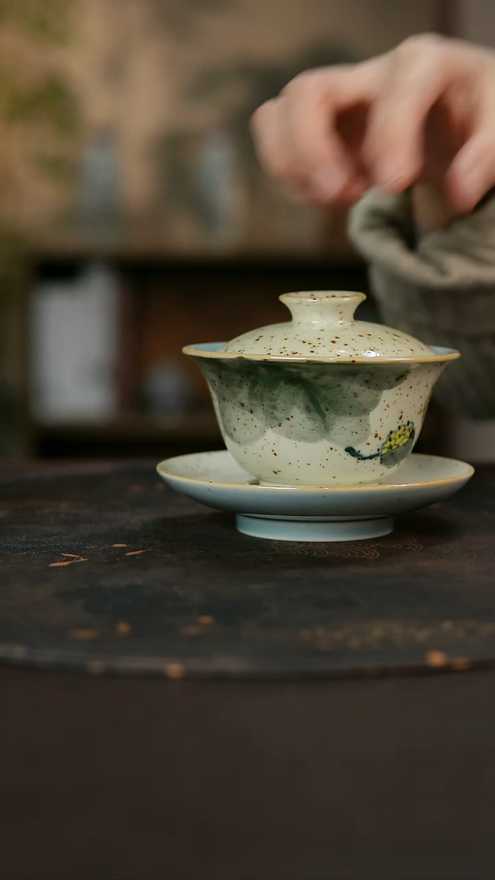 景德镇陶瓷杯碗柴烧多人