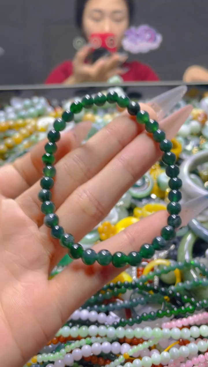 颈饰未镶嵌翡翠5MM