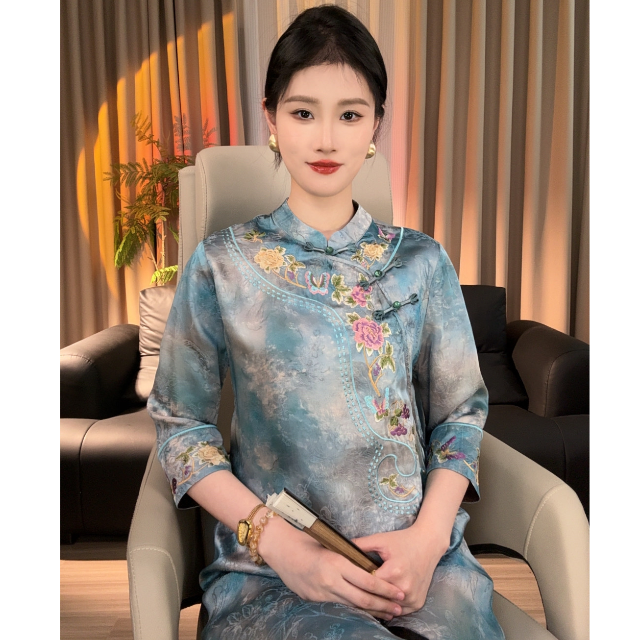 【半卷清词】新中式国风改良气质连衣裙女装长裙