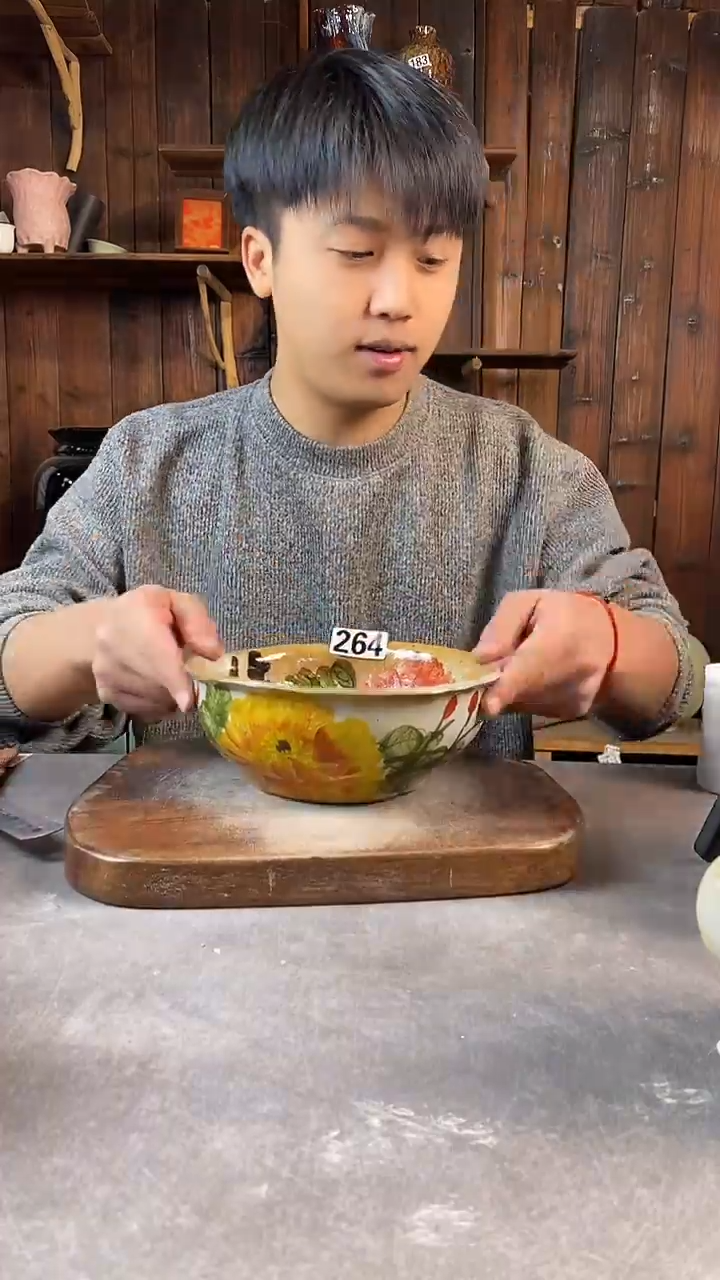 碗264，手工手绘，超值陶瓷