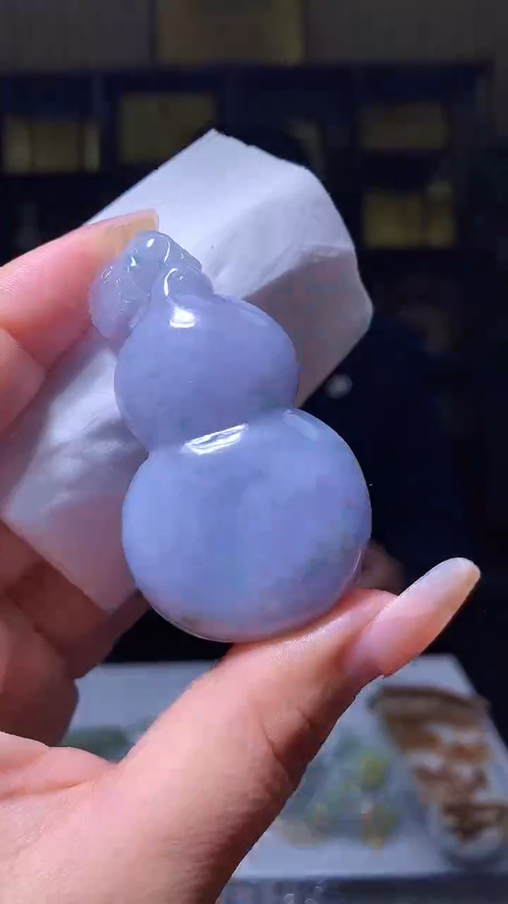 【闪购商品】定制翡翠未镶嵌1071xx-毛货挂件42