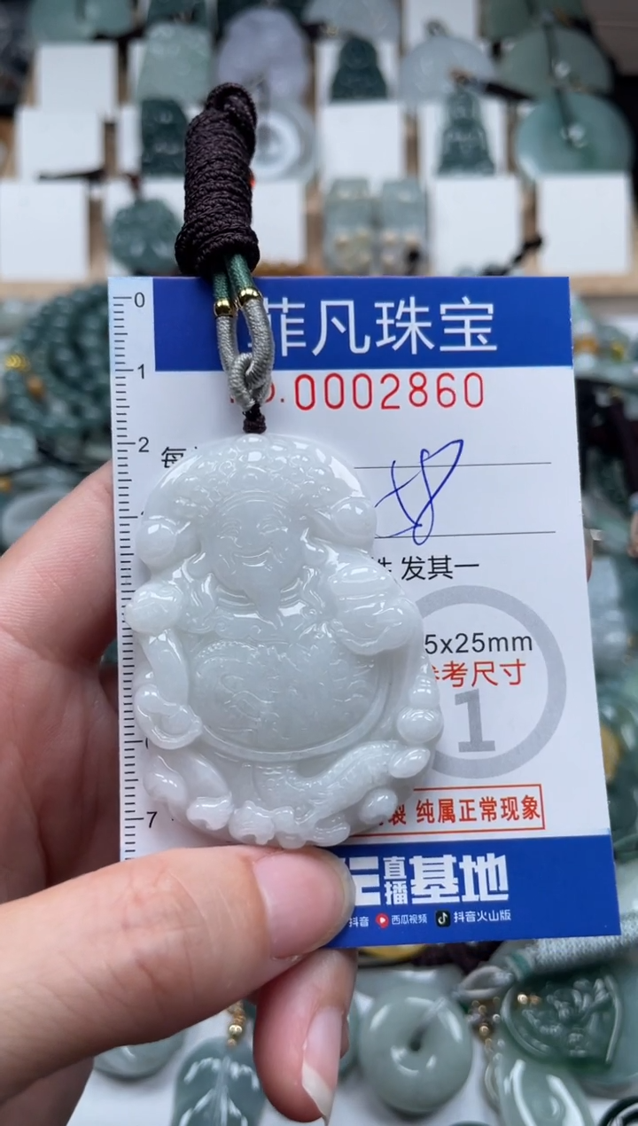 翡翠未镶嵌颈饰00..2860
