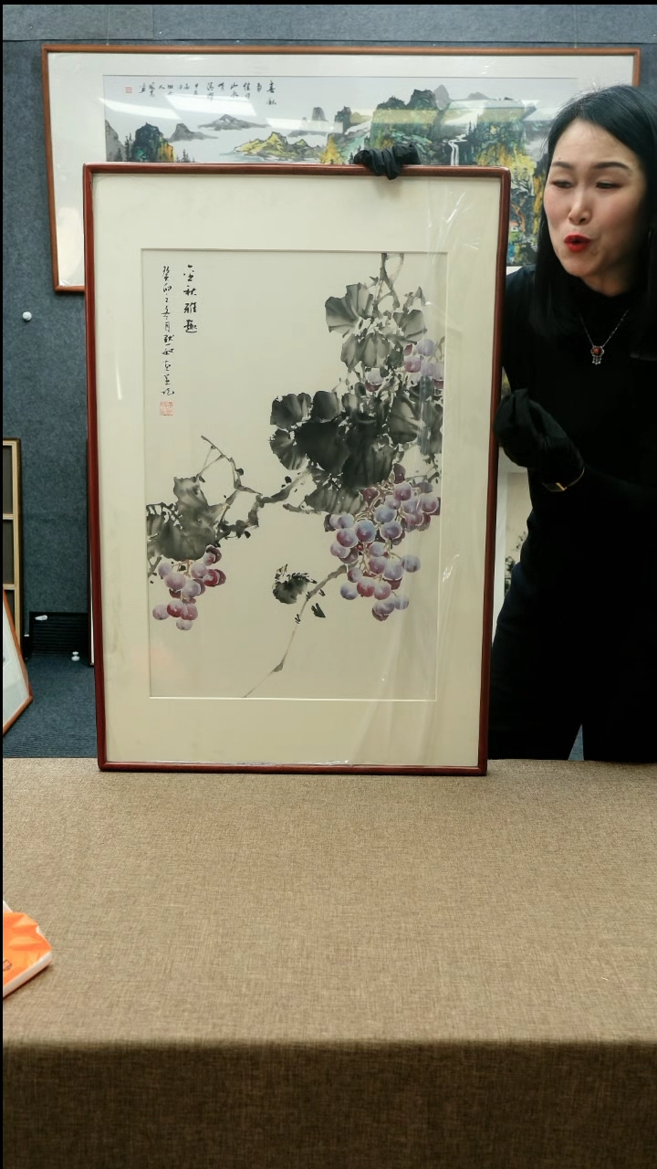 【闪购商品】国画62*92陈默如老师花鸟