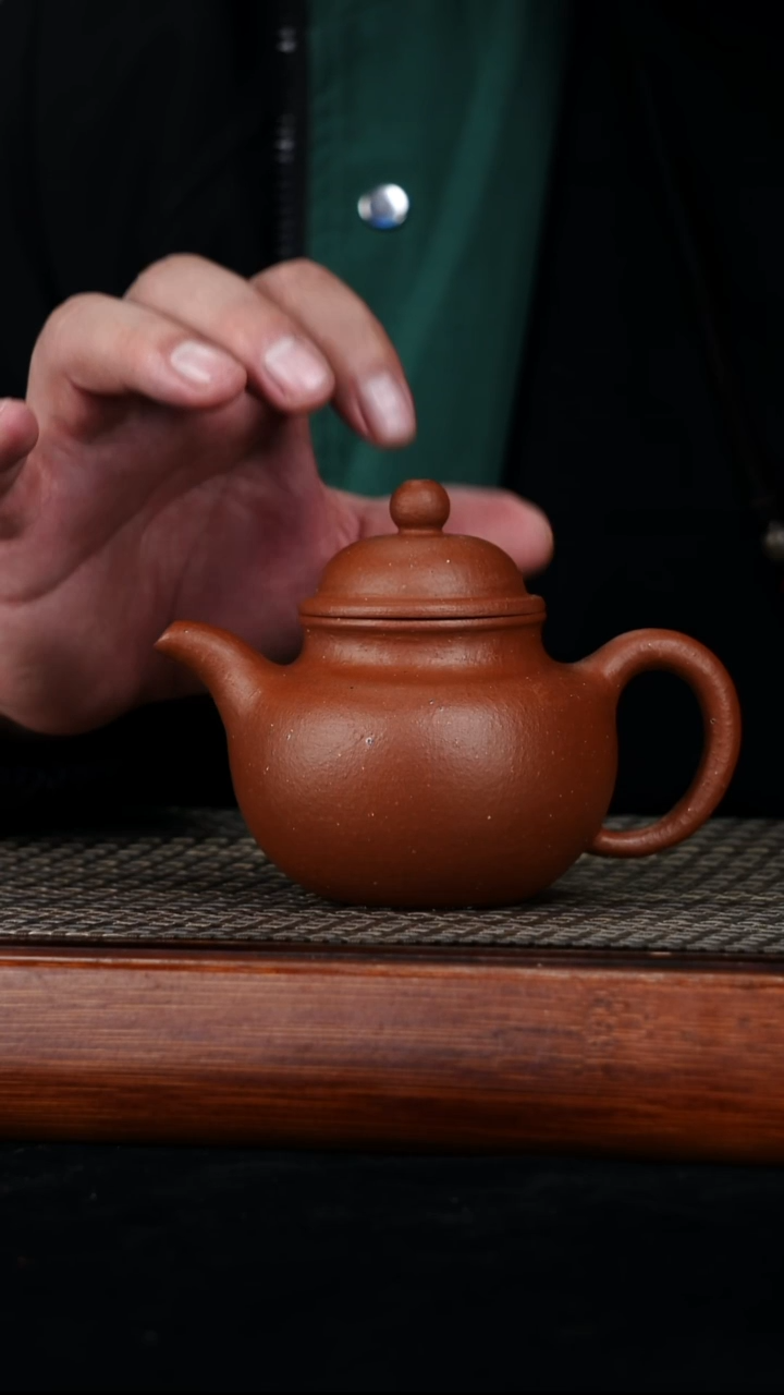 茶壶紫砂原矿生砂朱泥掇球