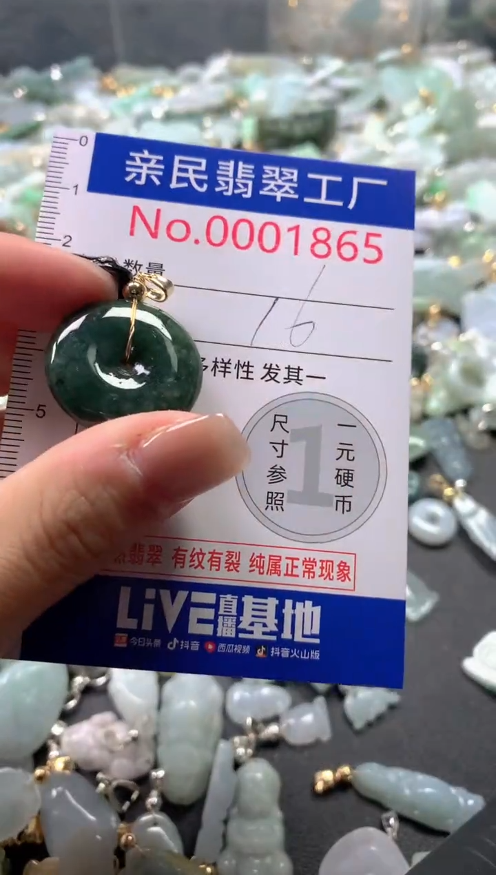 【闪购商品】翡翠吊坠(不含链)未镶嵌1865