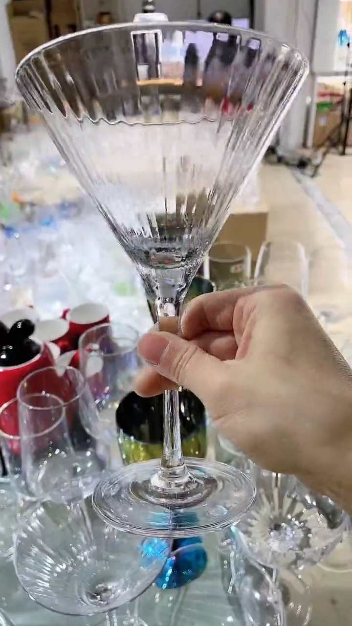 【闪购商品】水晶玻璃2只折射感强的高货鸡尾酒杯