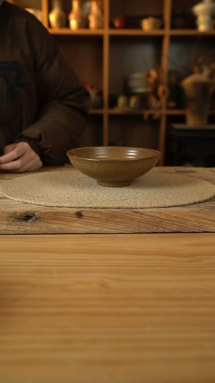 福利奶奶系列的7英寸内螺纹燕麦酸奶碗1个