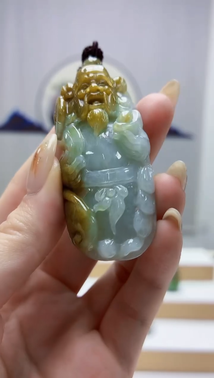 未镶嵌定制翡翠4917jw-毛货挂件8