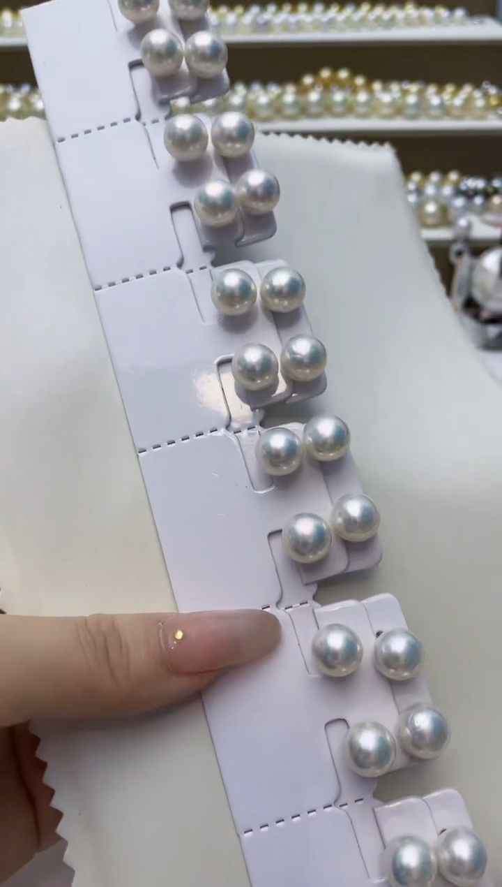 【闪购商品】淡水珍珠耳饰银S925镶嵌A62商品多样性发其一