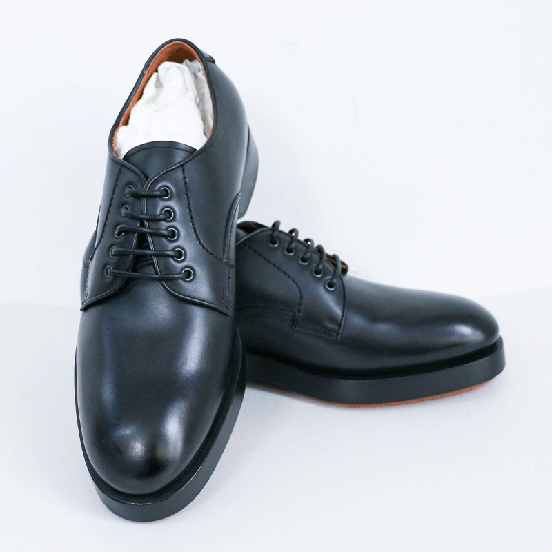 未使用 ZEGNA 休闲百搭商务系带黑色乐福皮鞋40码