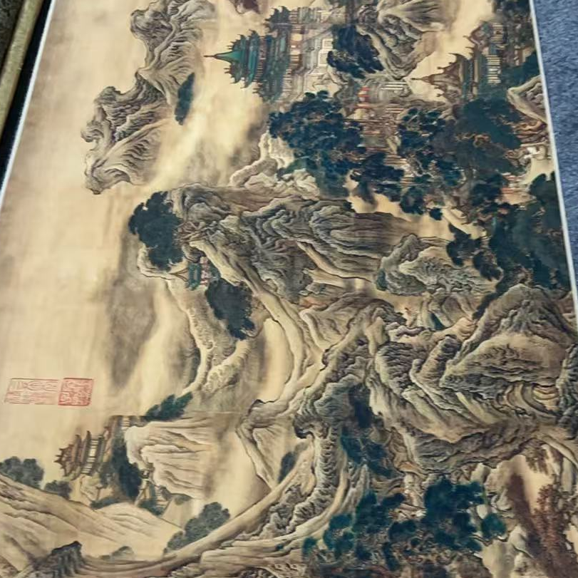 墨冰优选—蓬莱仙境图【精品高清复仿】
