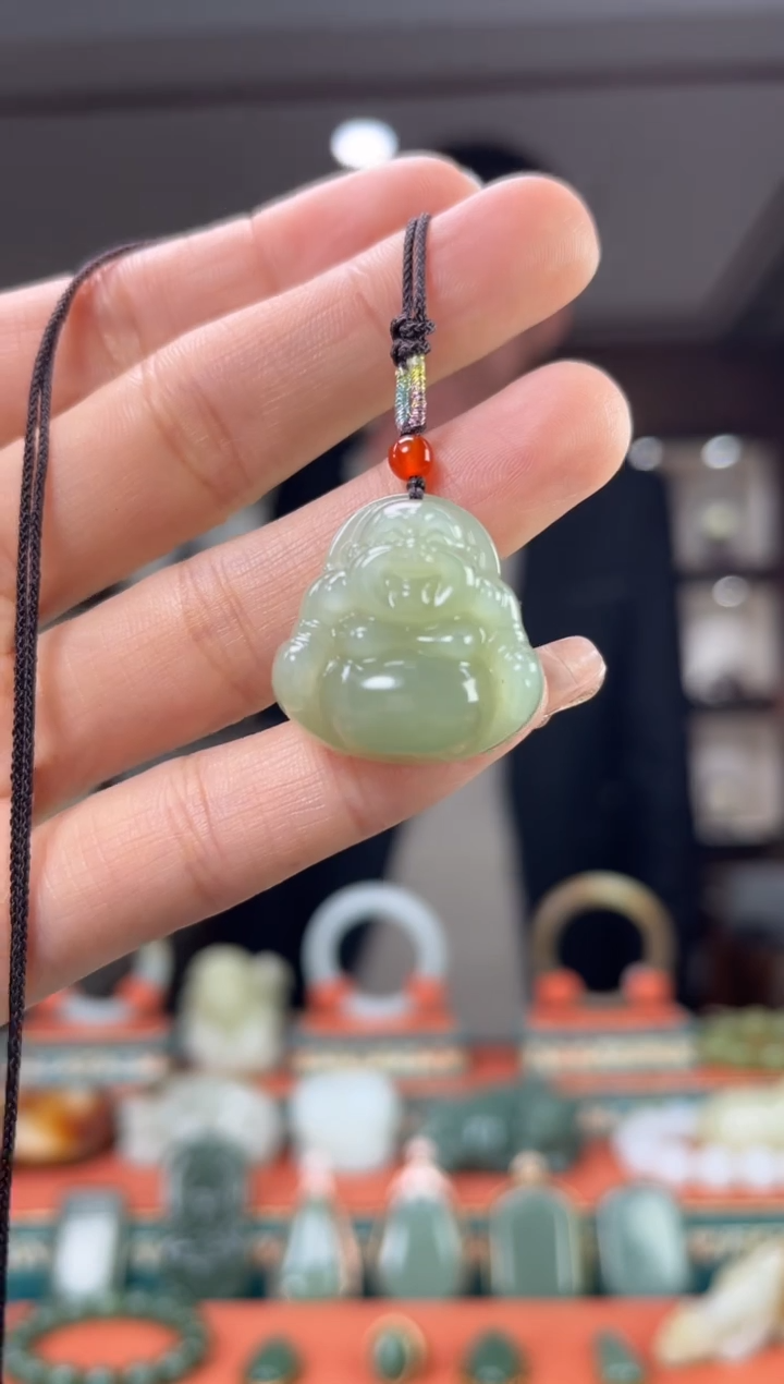 【闪购商品】和田玉颈饰未镶嵌佩佩25mm左右