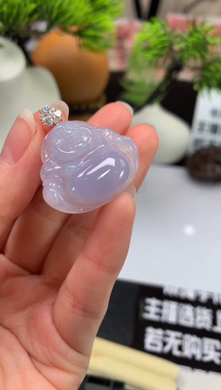 颈饰未镶嵌翡翠小**?---117629