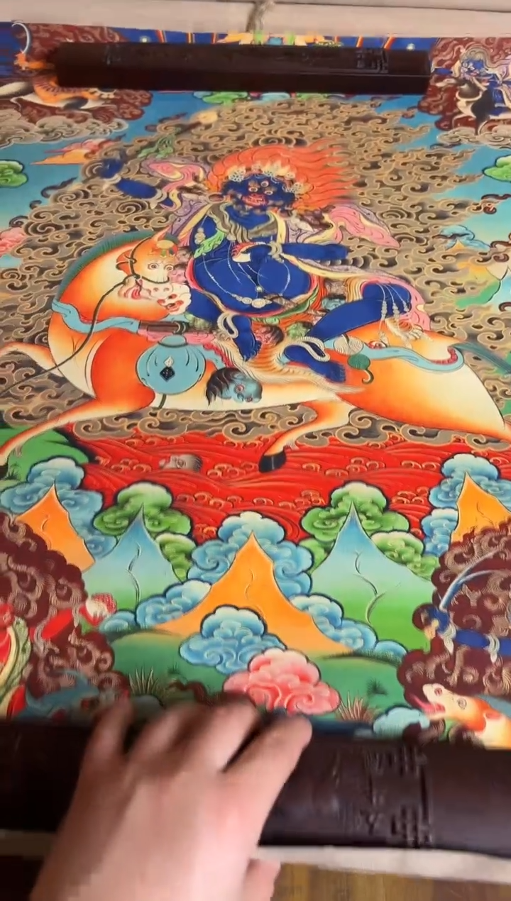 卷轴画手绘唐卡074