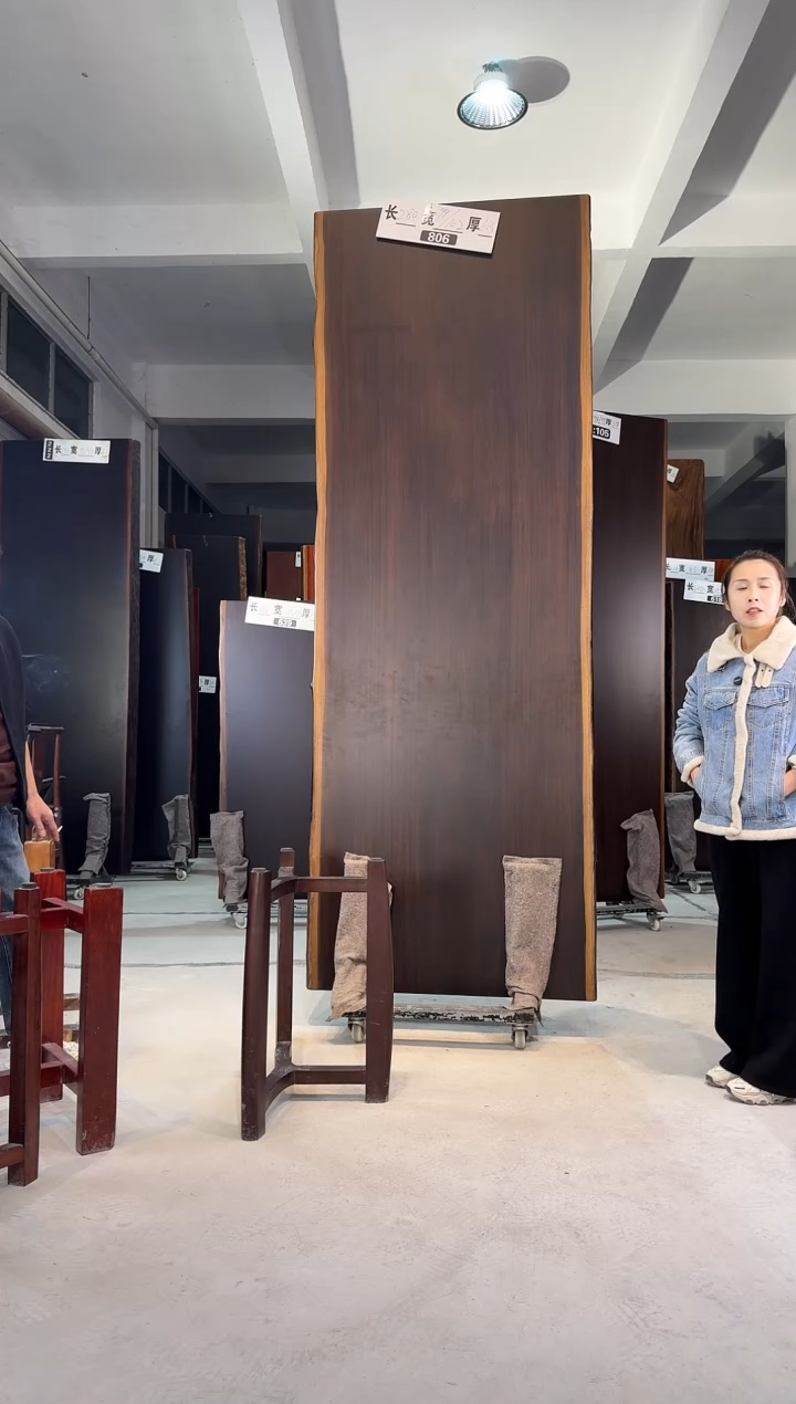 木蒋**行806刚果黑檀280*99*102*6.3