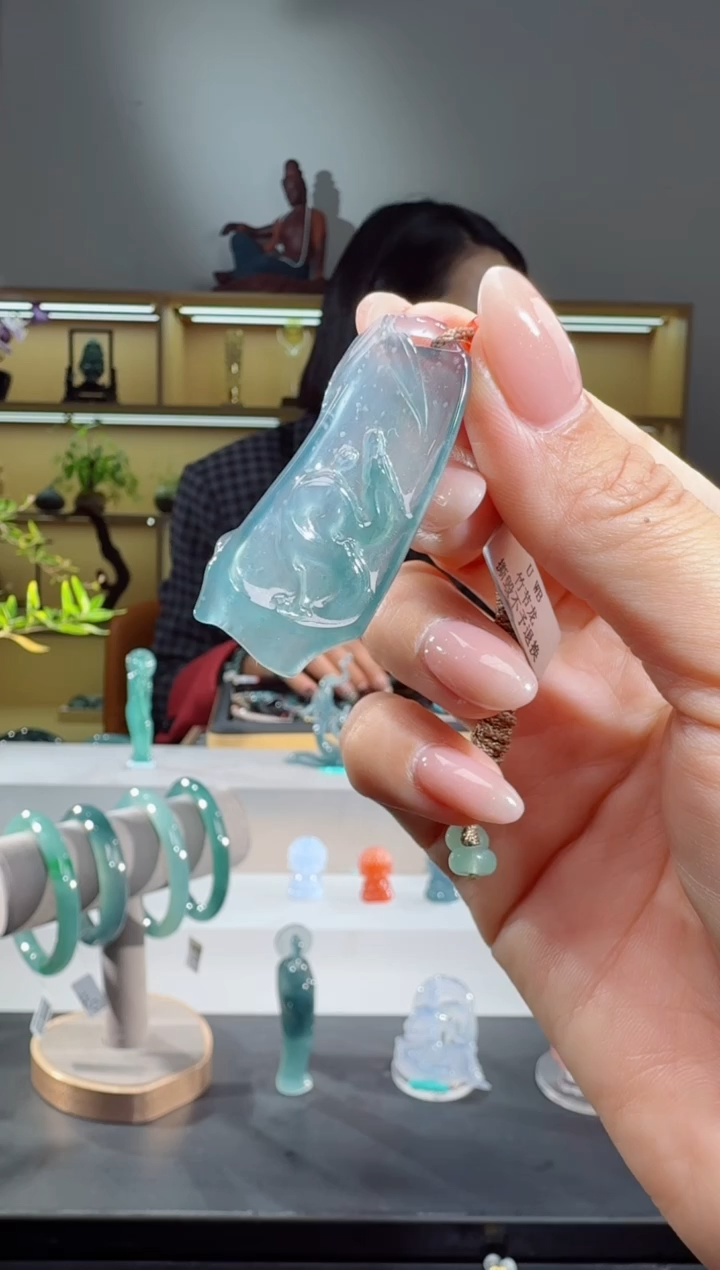 吊坠(不含链)未镶嵌翡翠竹节