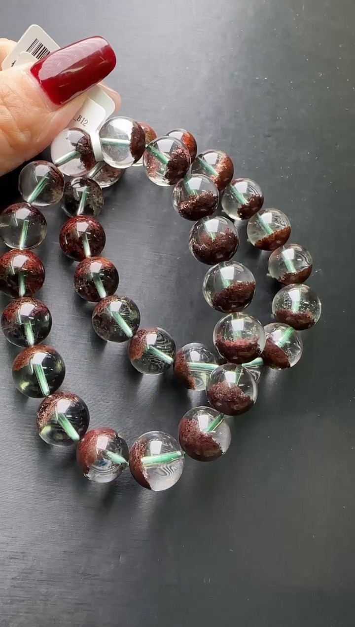 【闪购商品】水晶手串未镶嵌红幽灵手串多样性发一JP38408