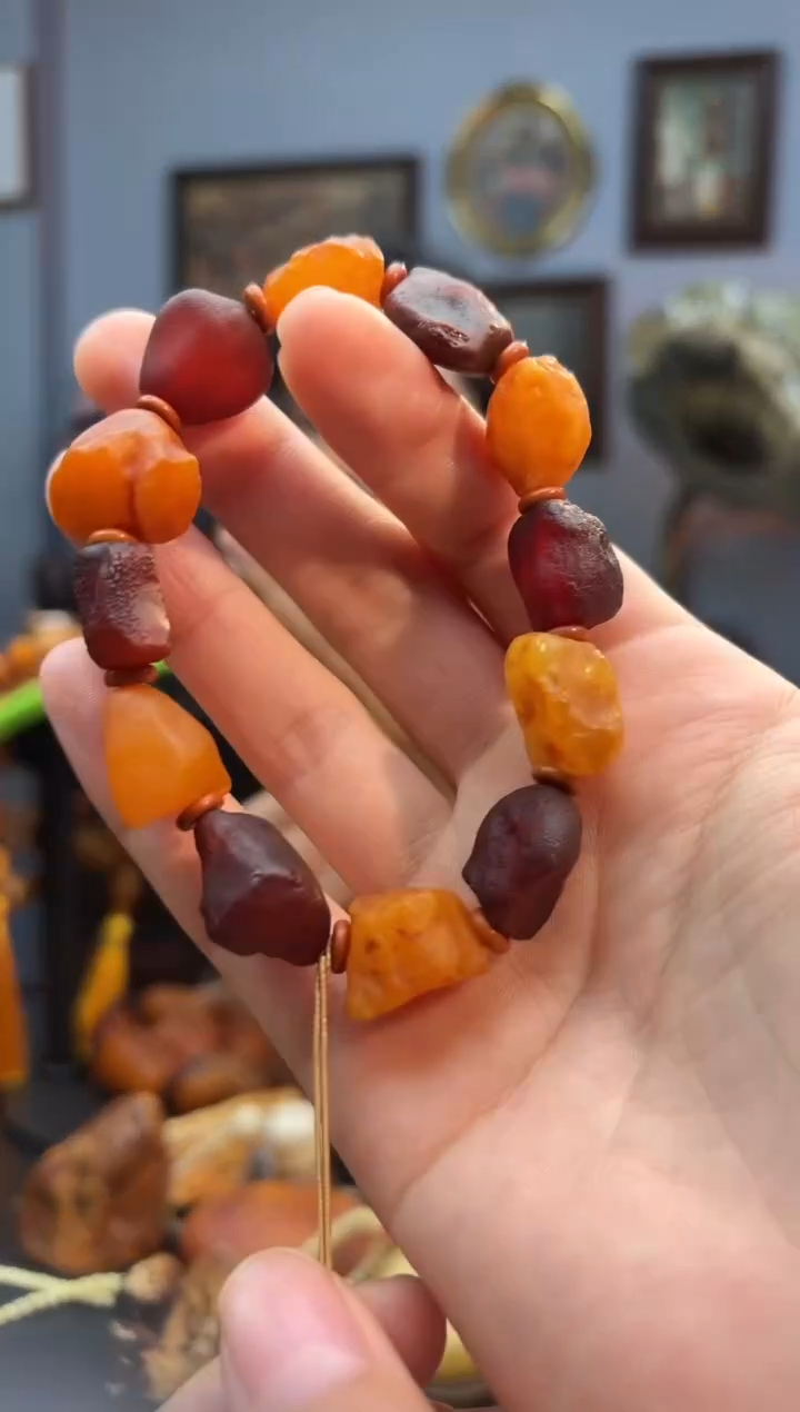 手串琥珀未镶嵌手串