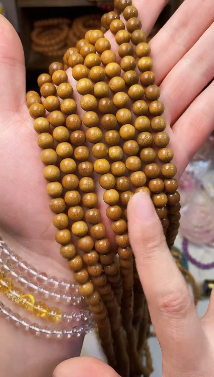 【闪购商品】非洲檀香手串/手链小叶桢楠木卡8成品108颗
