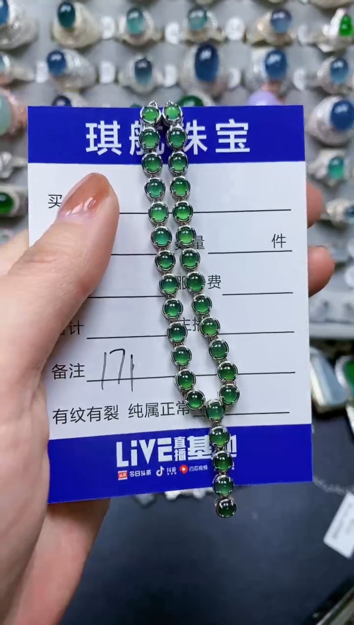 【闪购商品】翡翠颈饰银S925镶嵌0171