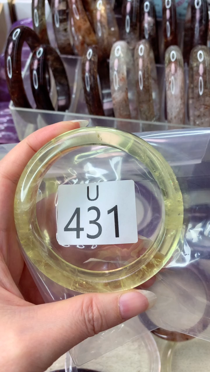 未镶嵌手镯水晶陈*U431-61