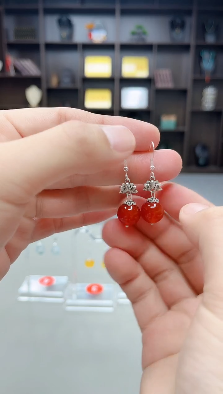 未镶嵌耳饰玛瑙/玉髓718000