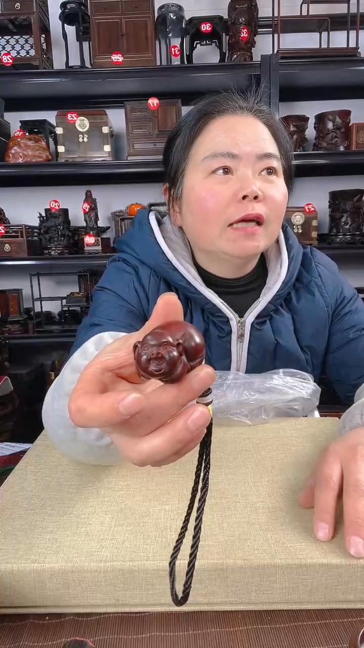 【闪购商品】木老李红木工艺品瑕疵133