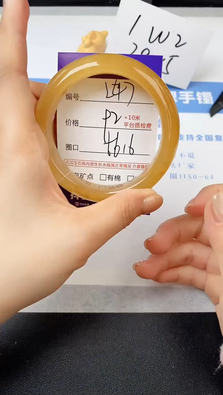 【闪购商品】石英质玉手镯未镶嵌s247-H-56.6