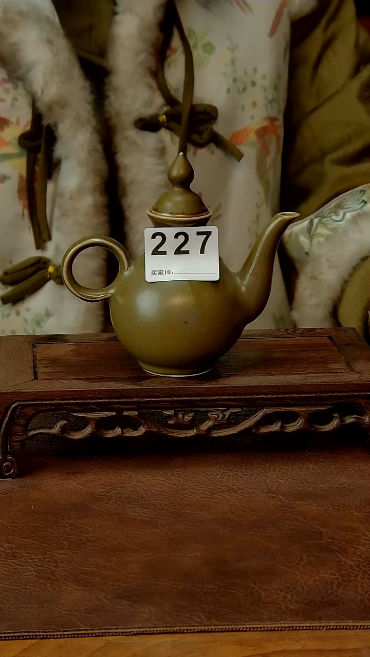 茶叶末釉酒壶容量190CC