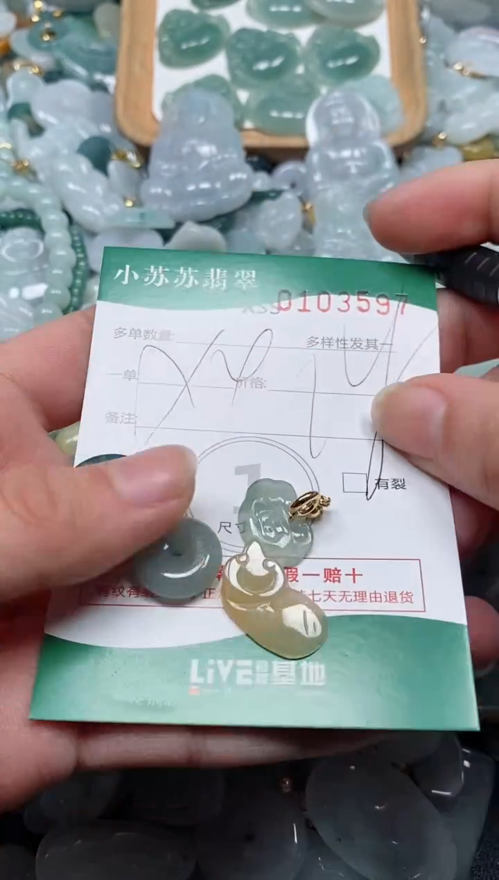 【闪购商品】翡翠颈饰未镶嵌闪购商品0103597