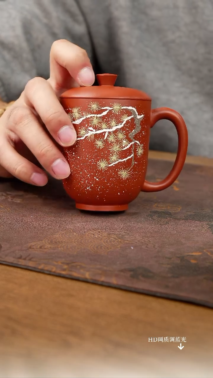 【闪购商品】紫砂茶壶雪松盖杯