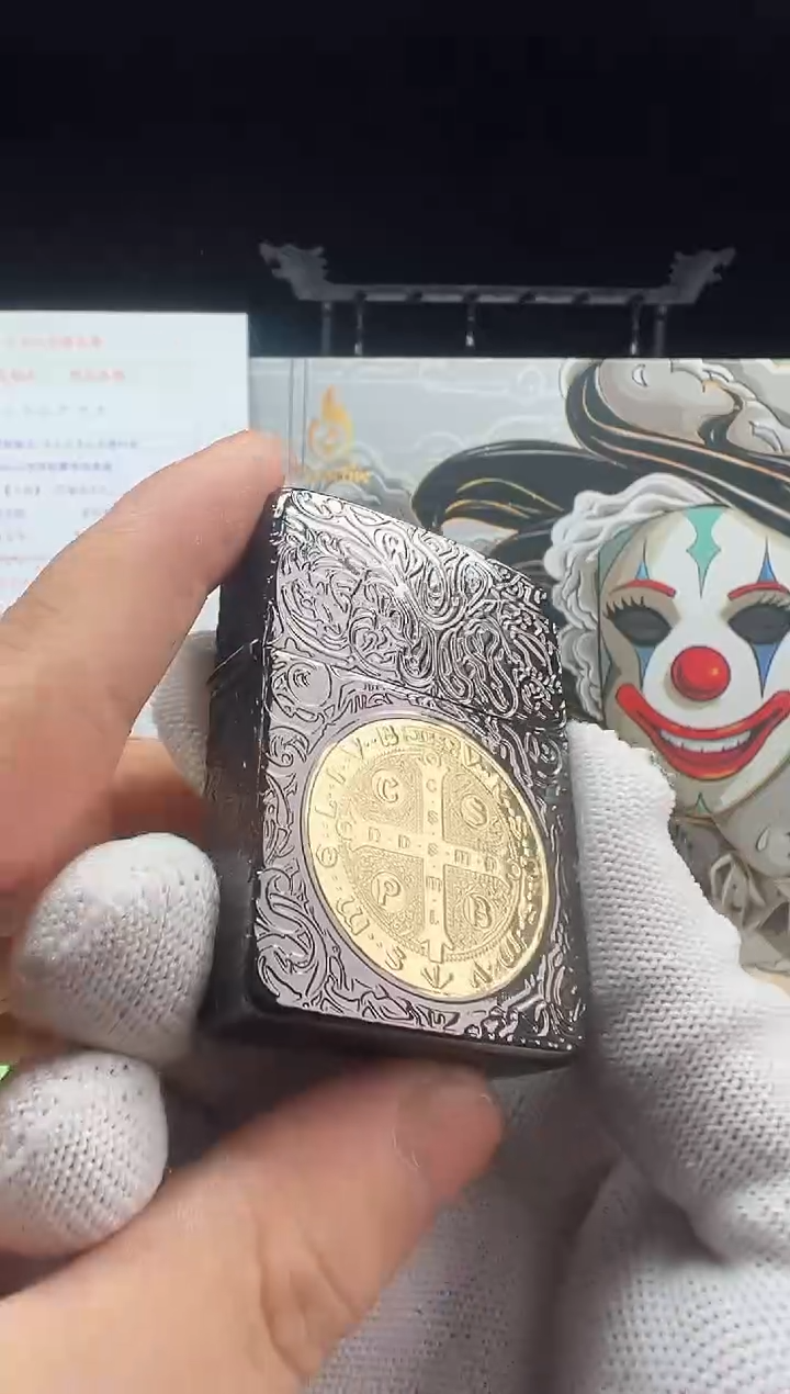 铜康斯坦丁-1941五面蚀刻-黑金双色电镀