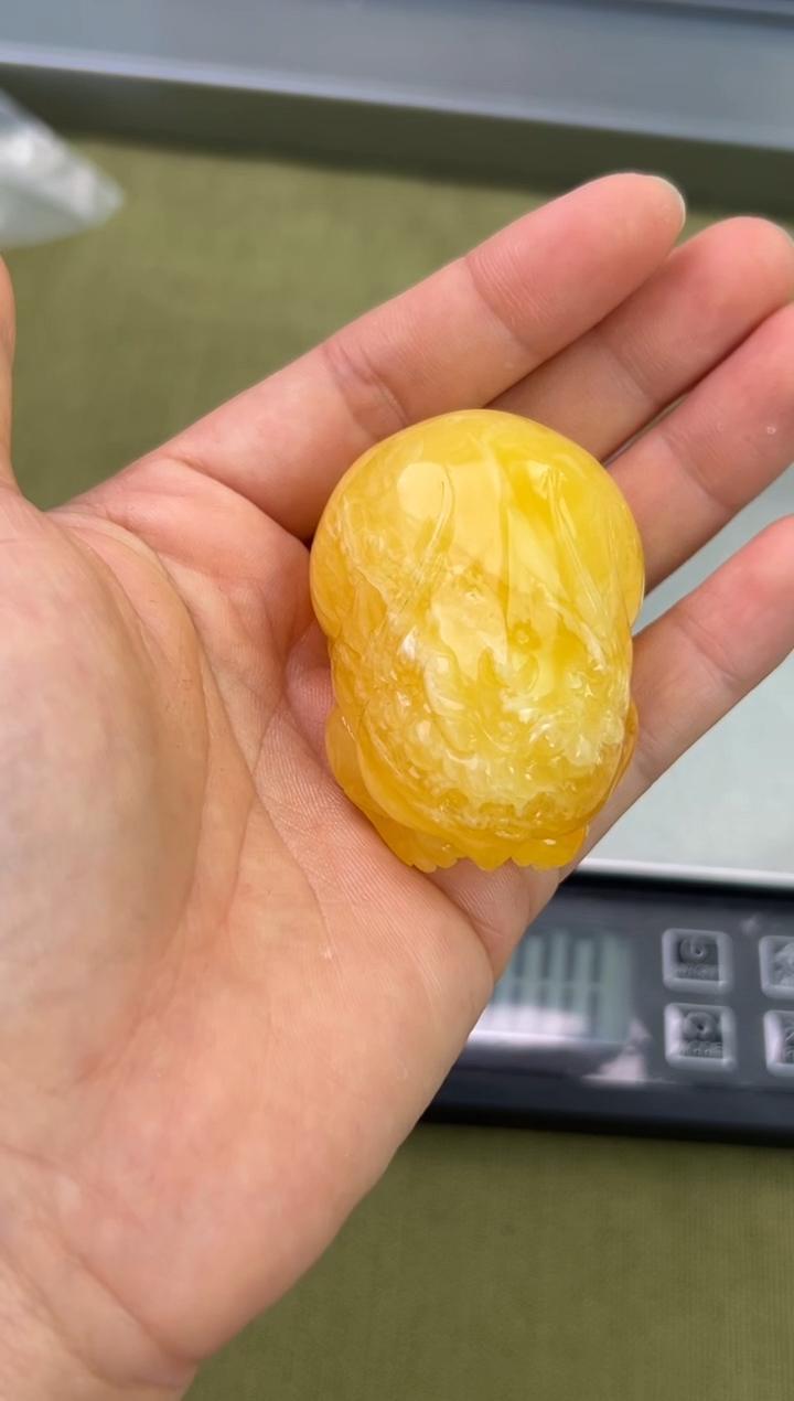 裸石琥珀未镶嵌琥珀蜜蜡吊坠