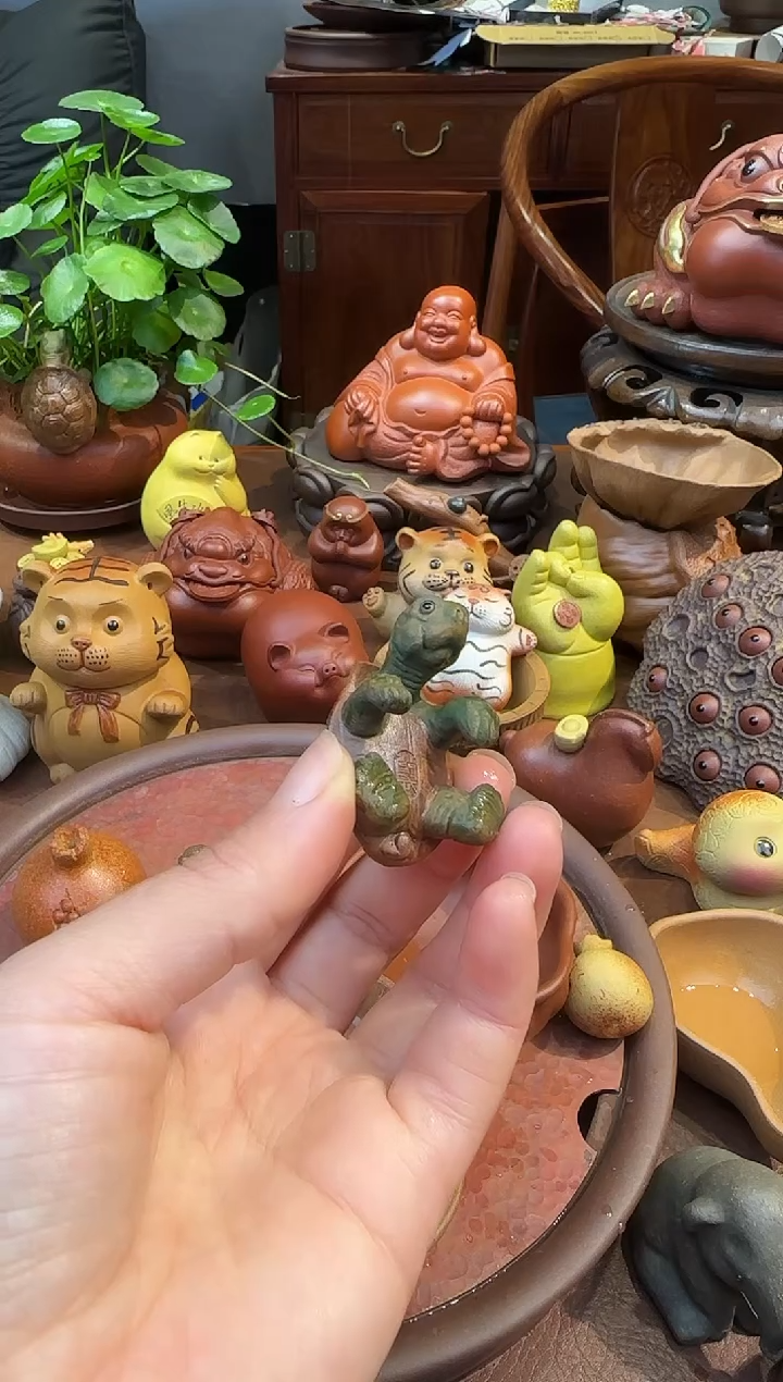 紫砂茶宠爬爬龟小号