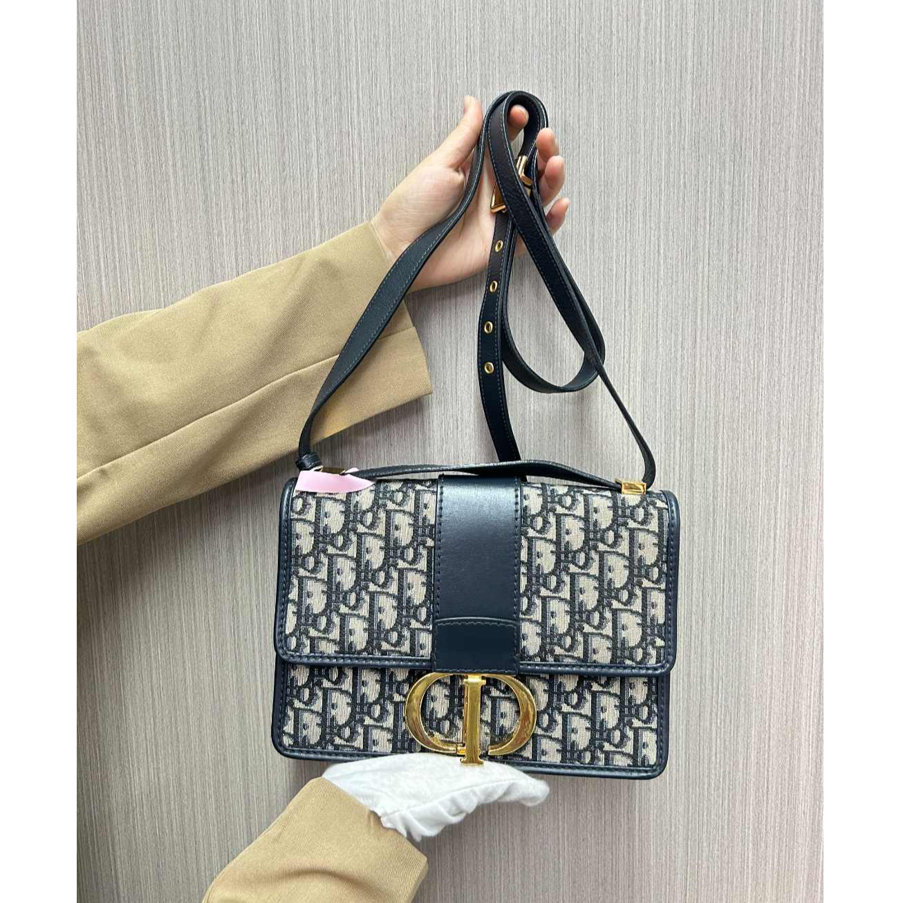 95新 DIOR/迪奥 刺绣dir斜跨单肩包/云海优选/H06922
