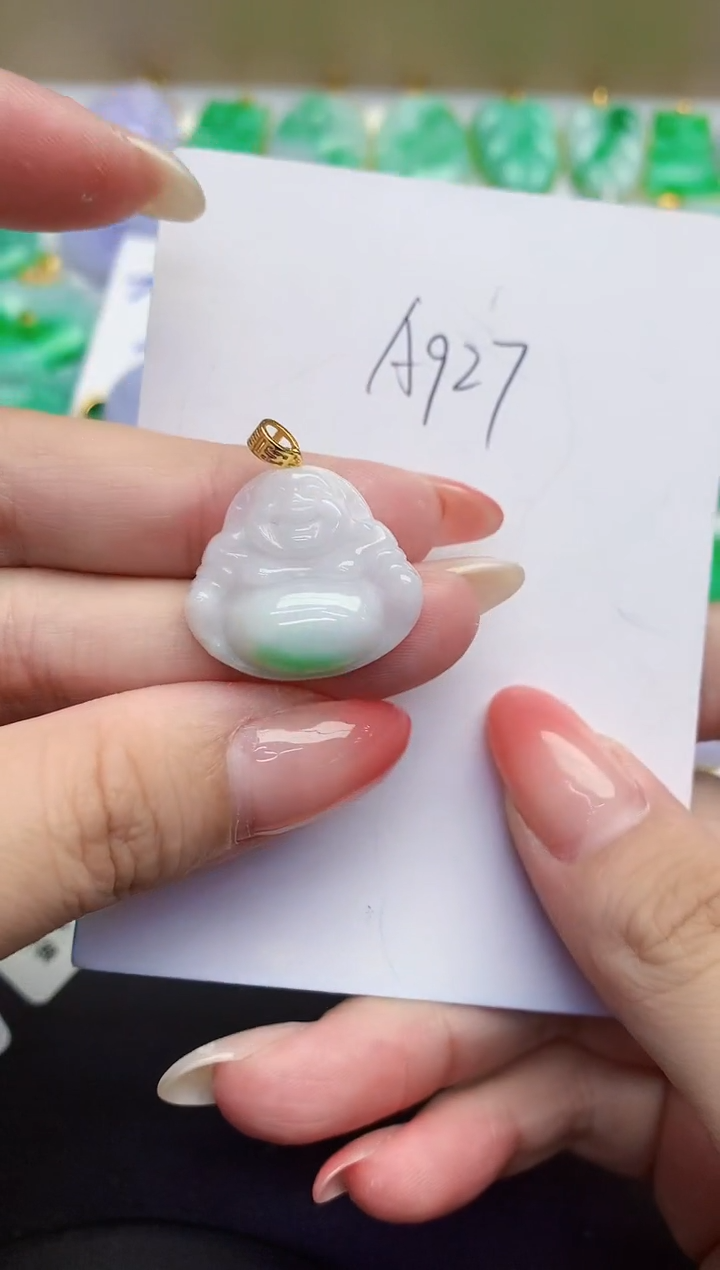 翡翠未镶嵌颈饰缅甸天然翡翠A货