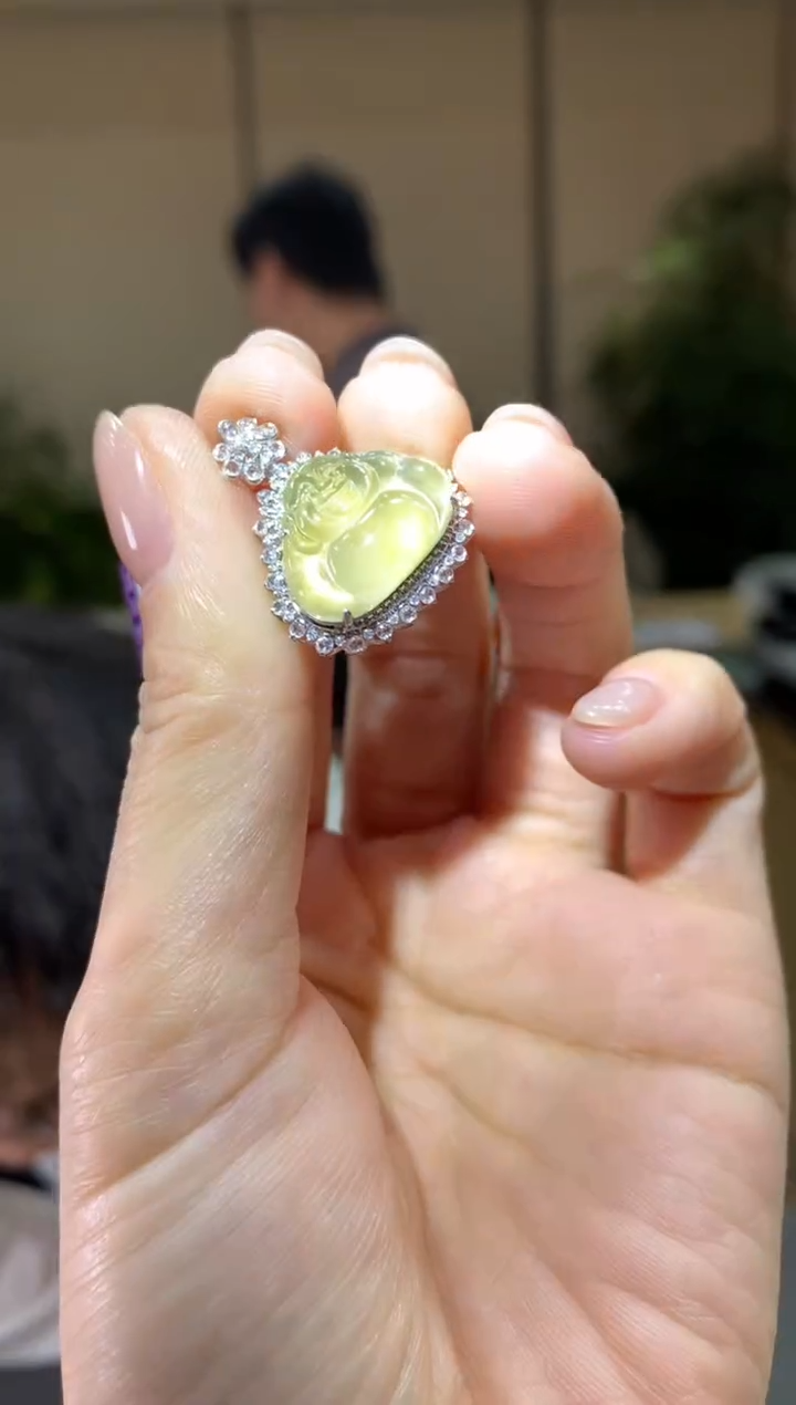 【闪购商品】翡翠颈饰18K金镶嵌|不退不换