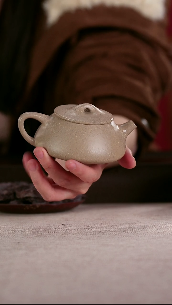 茶壶紫砂五彩老段泥景舟石瓢