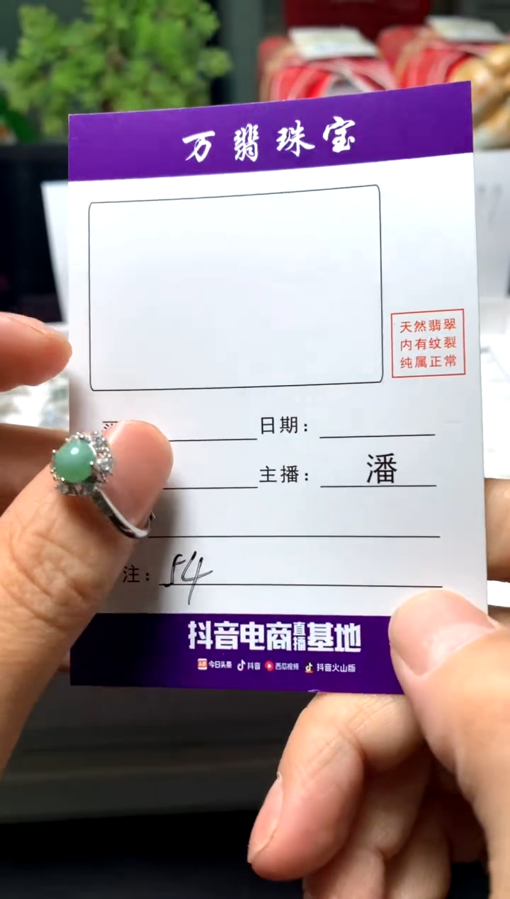 【闪购商品】翡翠戒指合金01/15潘0054