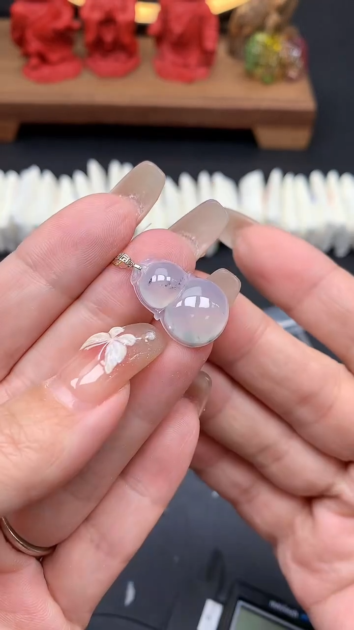 【闪购商品】翡翠吊坠(不含链)18K金镶嵌MS150173