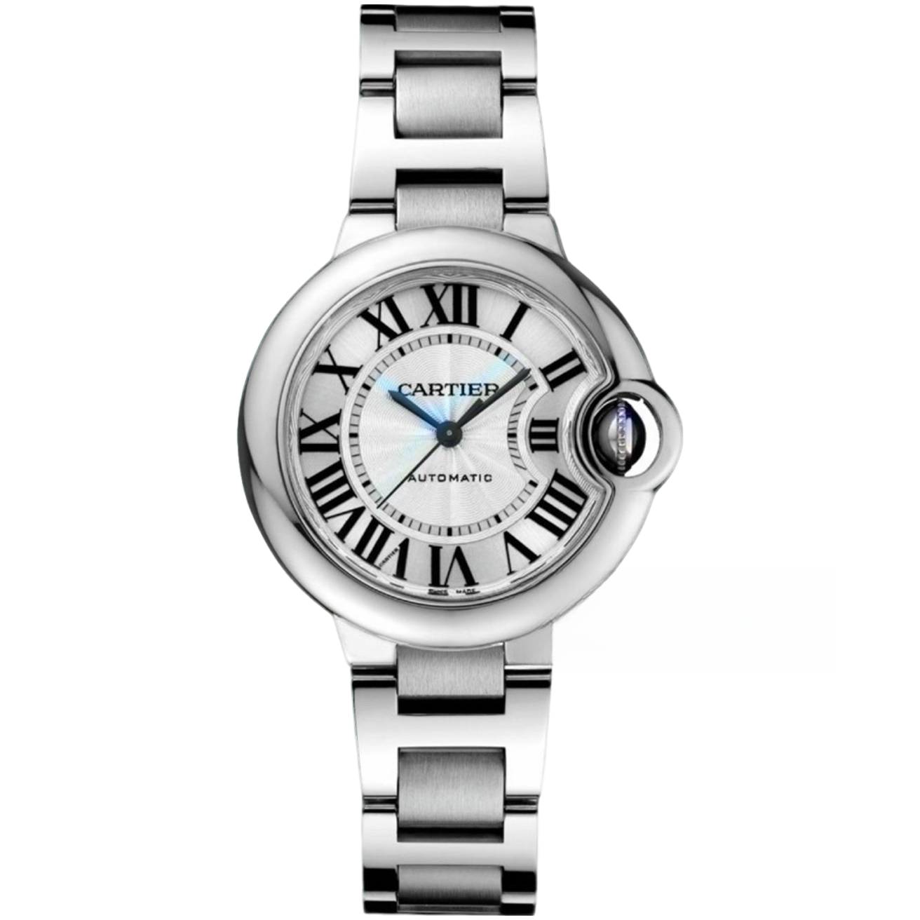 99新 Cartier/卡地亚 蓝气球女士自动机械腕表 33表径 W6920071