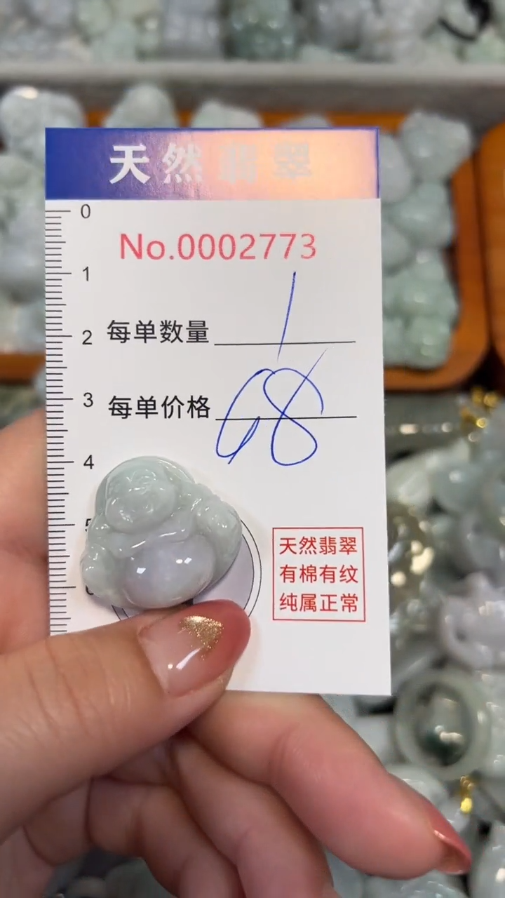 翡翠未镶嵌吊坠(不含链)2773